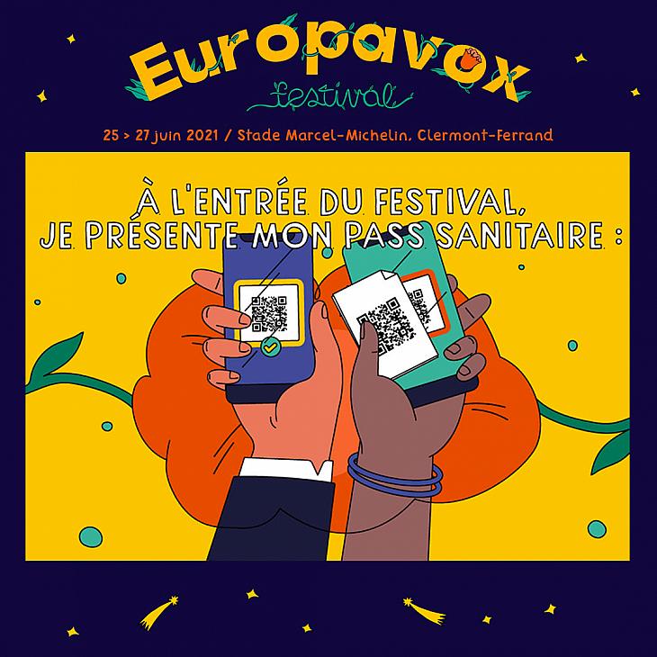 Le pass sanitaire au festival Europavox, toutes les explications.
