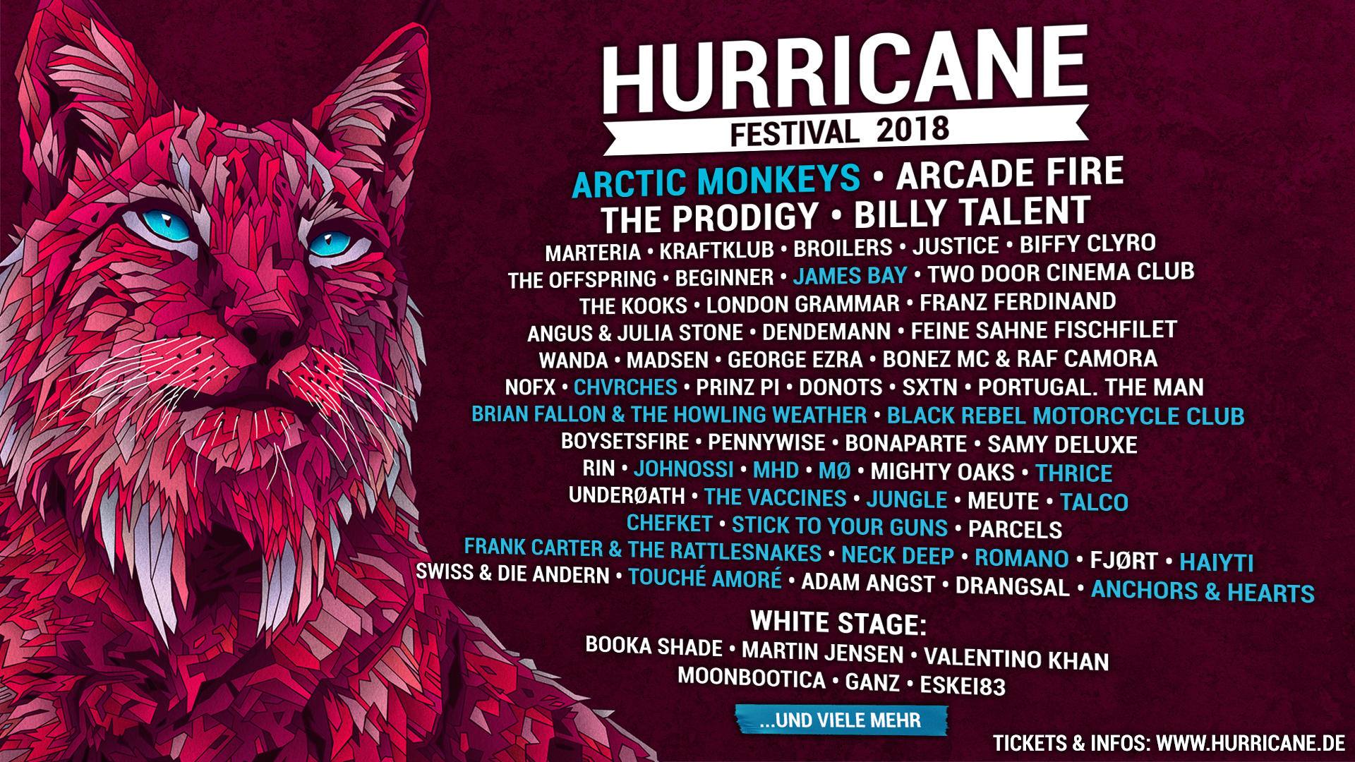 Hurricane Festival Festival France 2024 Guide, Programmation