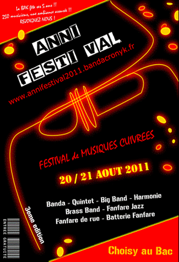 Anni ' Festi ' Val 2011 - Festival de Musiques Cuivrées -