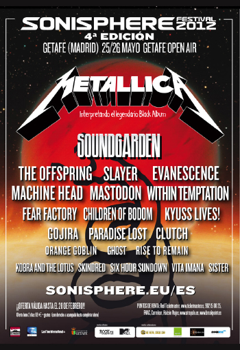 Sonisphere Festival - Espagne