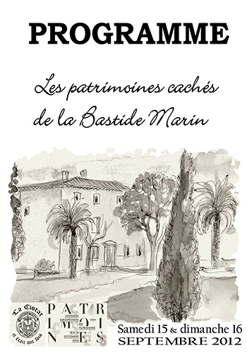 Journée Eurpéennes du Patrimoine à la Bastide Marin