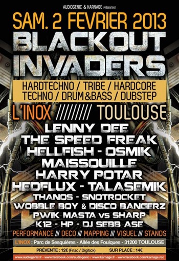 Blackout Invaders @ Toulouse
