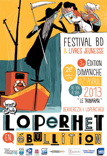 Festival BD et livres jeunesse Loperhet en ébullition