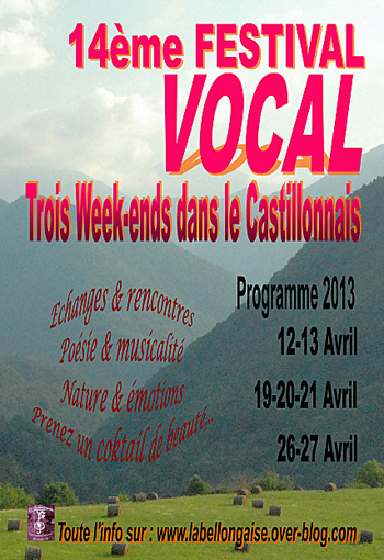  Festival Vocal de La Bellongaise