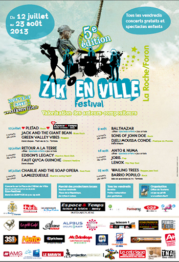 Zik'en ville Festival 2013