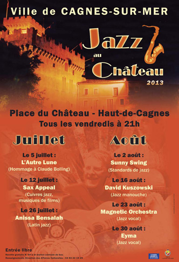 Jazz au chateau à Cagnes
