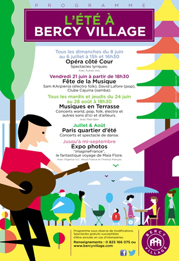 Festival Musiques en Terrasse à Bercy Village