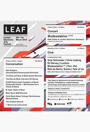 Leaf - London Electronic Art Festival