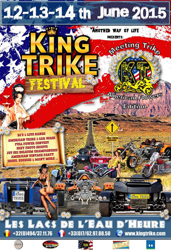 King Trike Festival 2015 - Harley Fun Edition : The American Flowers