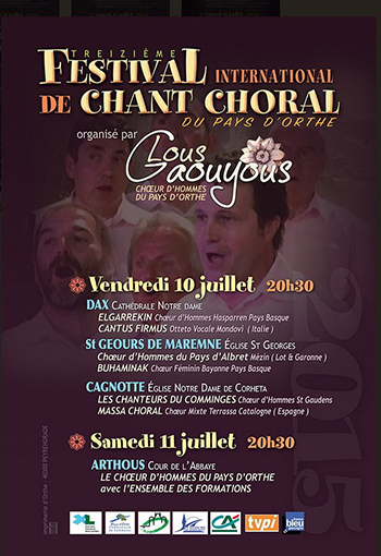 13e Festival international de chant choral du Pays d'Orthe