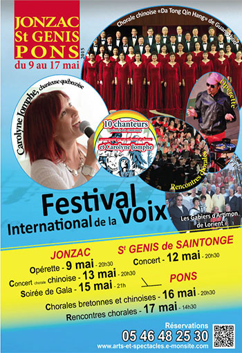 Festival de la Voix en Charente-Maritime