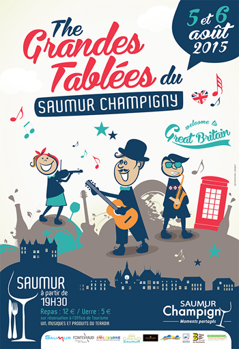 Grandes Tablées du Saumur Champigny : so british 
