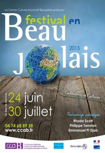 Festival en Beaujolais Continents et Cultures