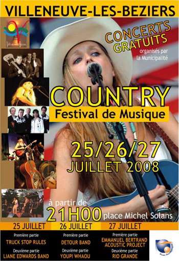 Country Music Festival Villeneuve les Béziers