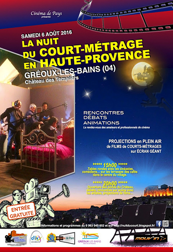 La nuit du Court-Métrage en Haute Provence