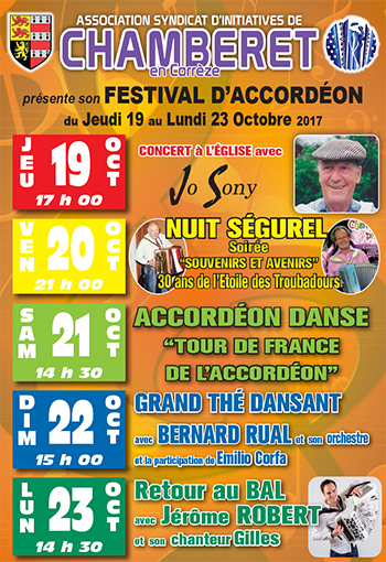 Festival D'Accordéon à Chamberet