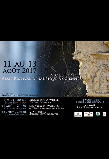 Festival de Musique Ancienne de Vic-le-Comte
