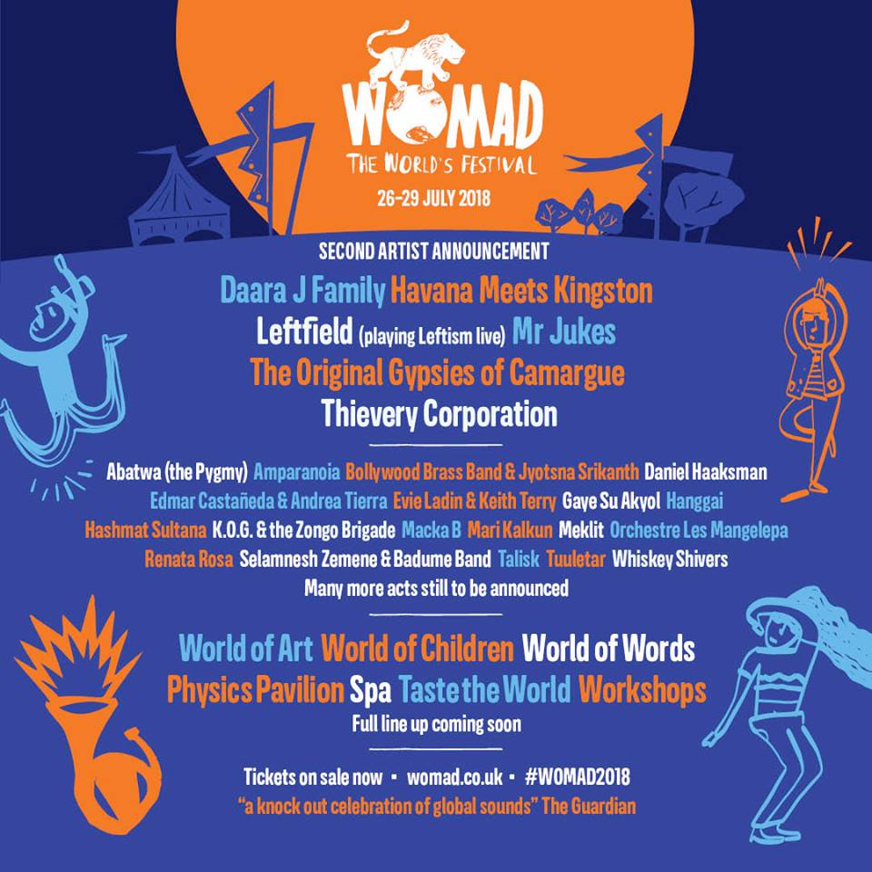 Womad Festival Festival France 2024 Guide, Programmation, concerts