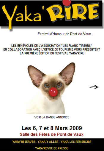Yakarire - Festival d'humour de Pont de Vaux