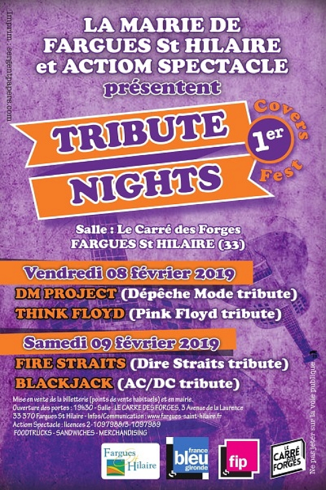 Tribute Nights Festival France 2024 Guide, Programmation, concerts