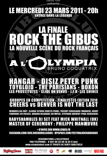 Finale du Festival Rock The Gibus